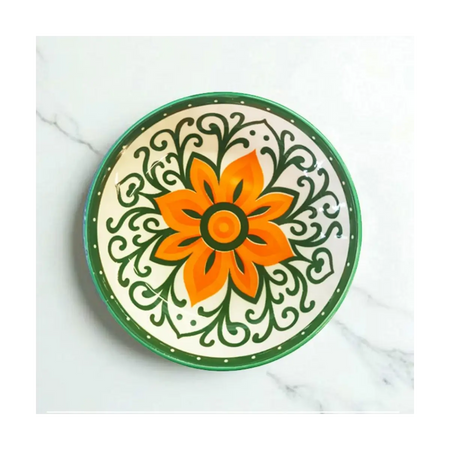Embossed ceramic dish 12cm