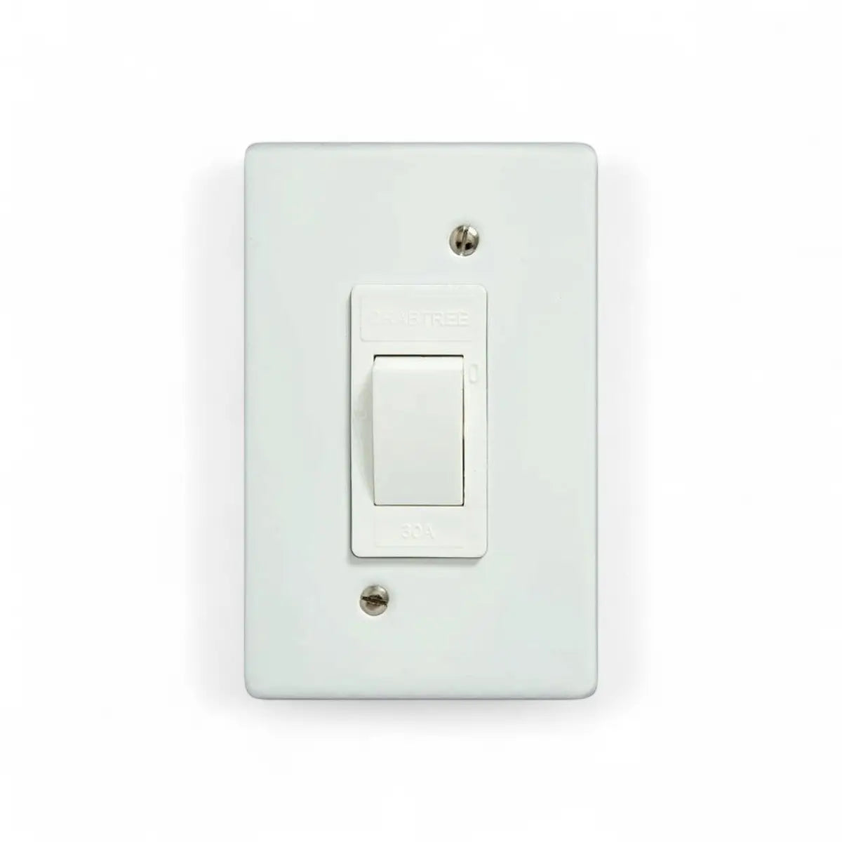 Dynamic Distributors Crabtree 30A D/P Isol+Plate 4X2 Assy Switch Cover Plate