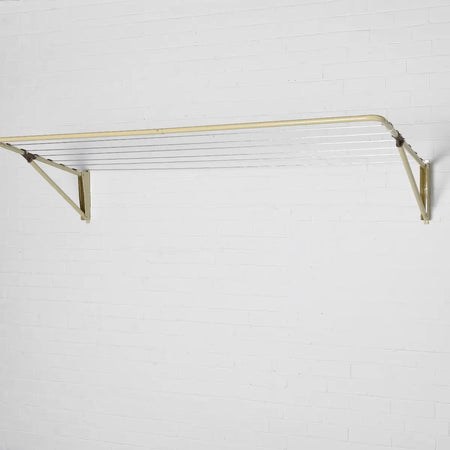 Fold away narrow washing line