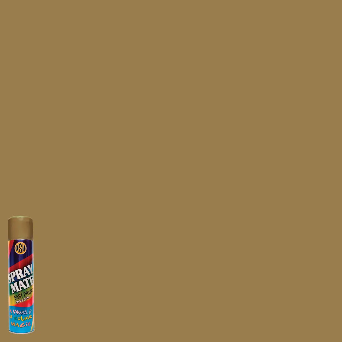 Beige spray paint can