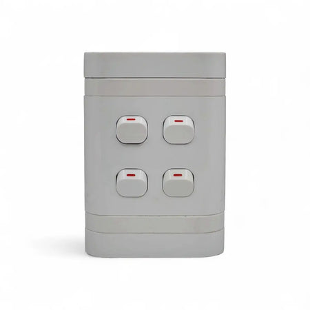 Lesco Switch 4 Lever 1-Way Light Switches