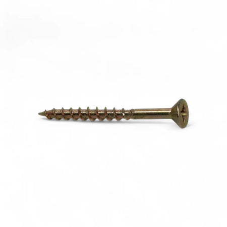 Yellow Passivated Chipboard Screw (10-Pack)