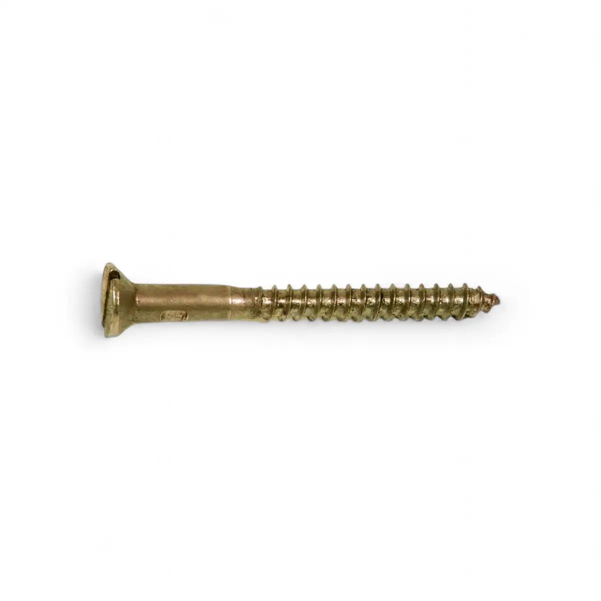 Brass Plated Wood Screw (10-Pack)