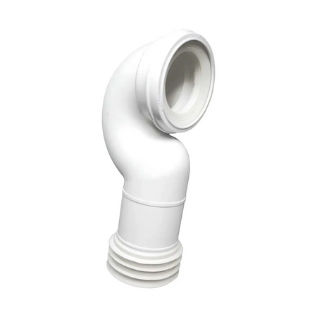 Extra shallow toilet pan connector