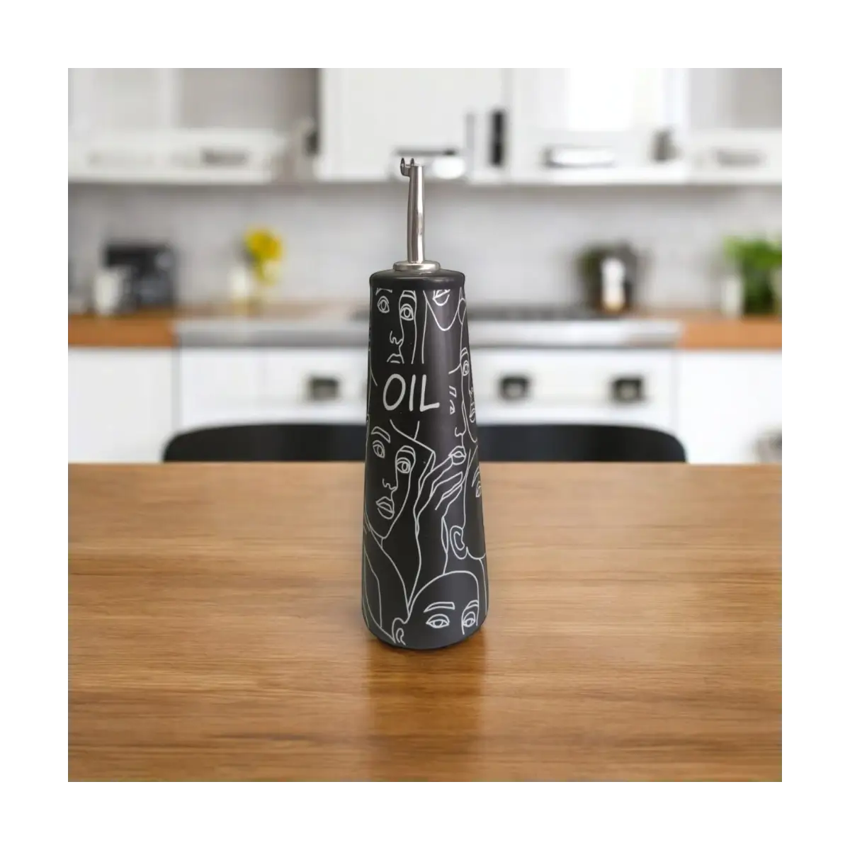 Ceramic olive oil dispenser