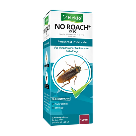 Roach control insecticide bottle