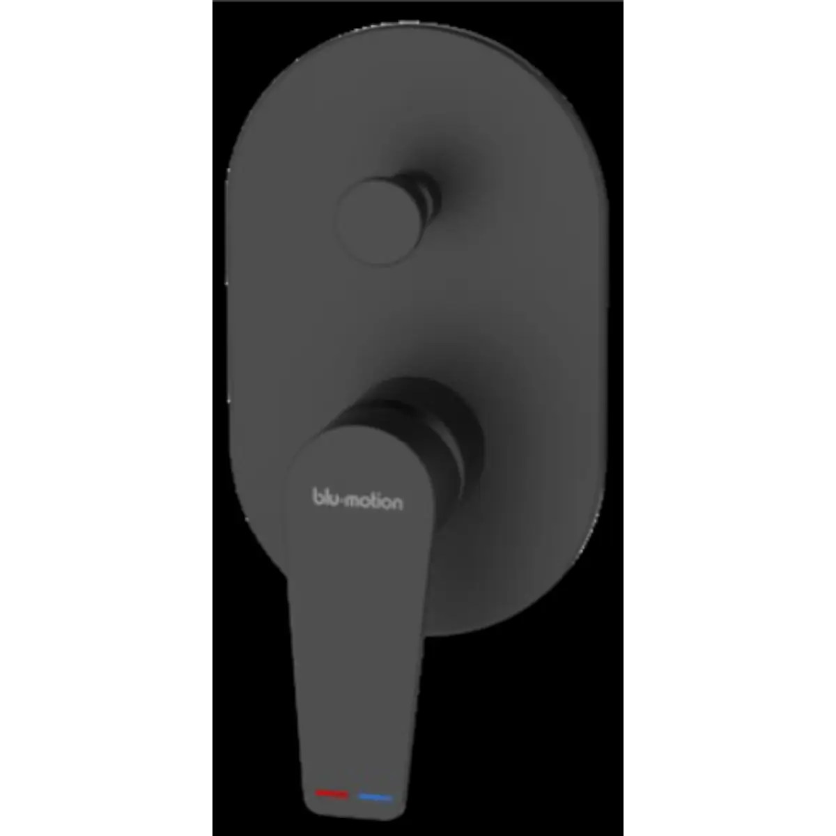 Black diverter mixer tap