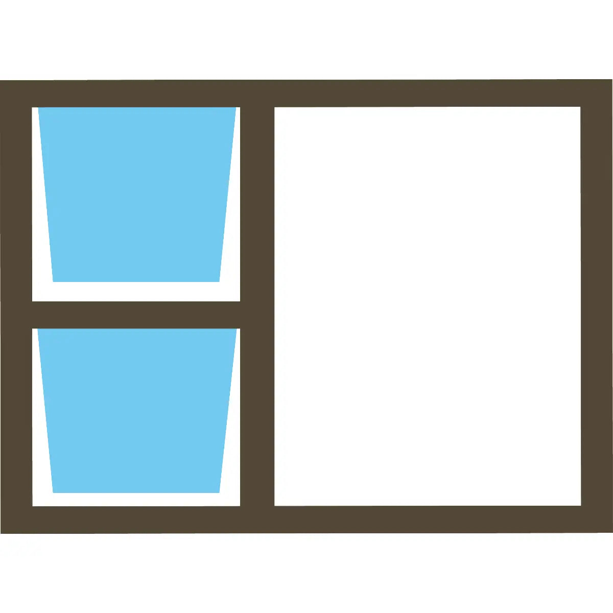 Valuwin Aluminium Top Hung Window PTT1812 (1800X1200) DOUBLE OPENER - Al's Hardware