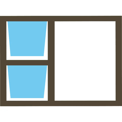 Valuwin Aluminium Top Hung Window PTT1812 (1800X1200) DOUBLE OPENER - Al's Hardware