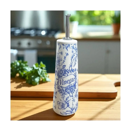 Ceramic vinegar dispenser bottle