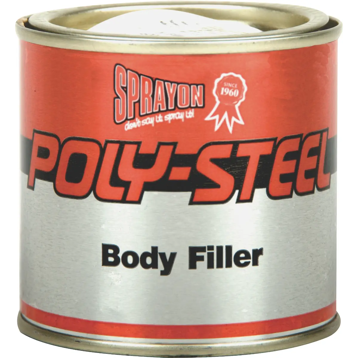 Polyester body filler can