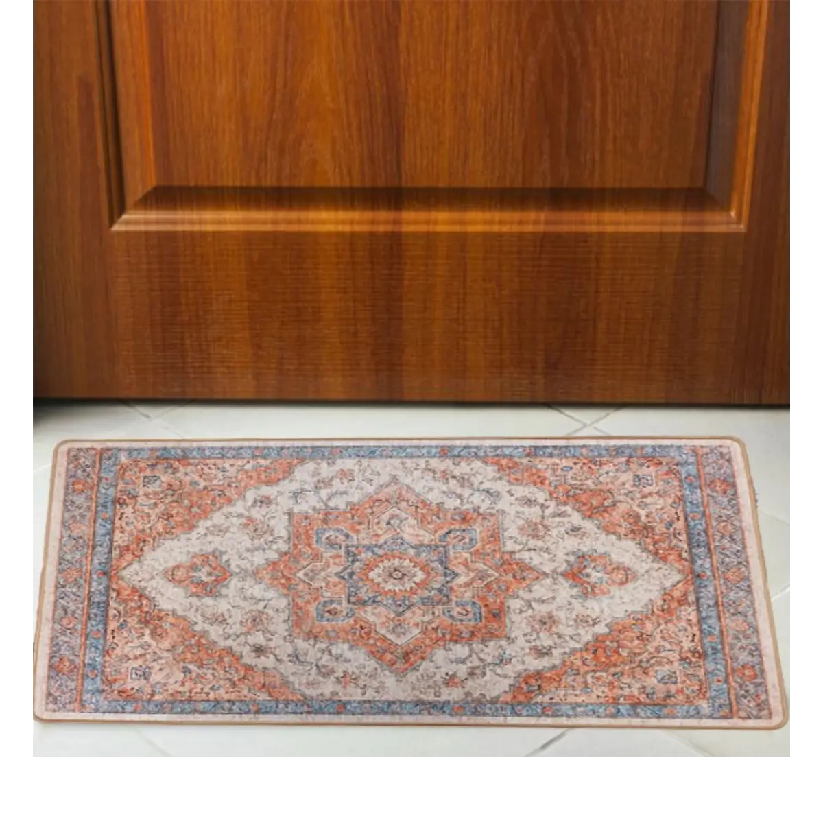 Ethnic pattern floor mat