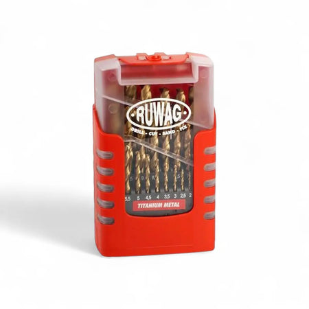 Titanium Metal Drill Bit Set 1-13mm (25-Piece)
