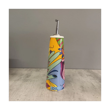Ceramic olive oil dispenser