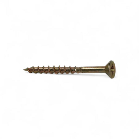Yellow Passivated Chipboard Screw (100-Pack)