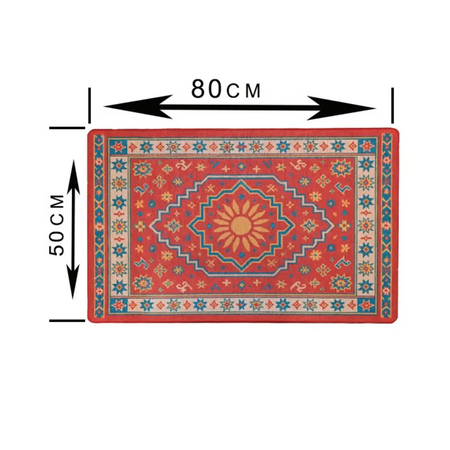 Ethnic pattern floor mat