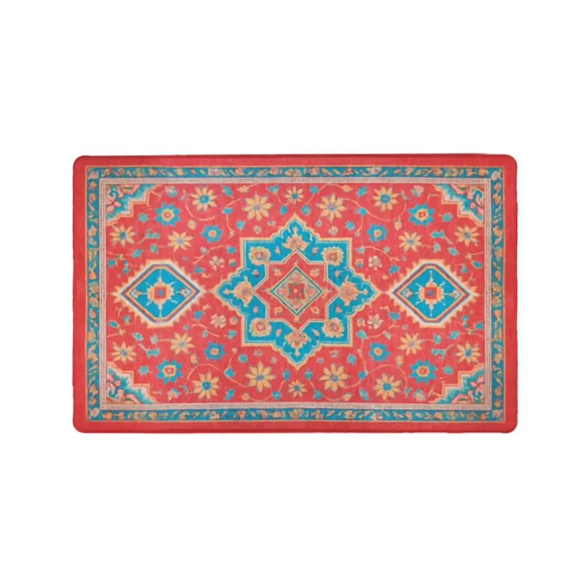 Ethnic pattern floor mat