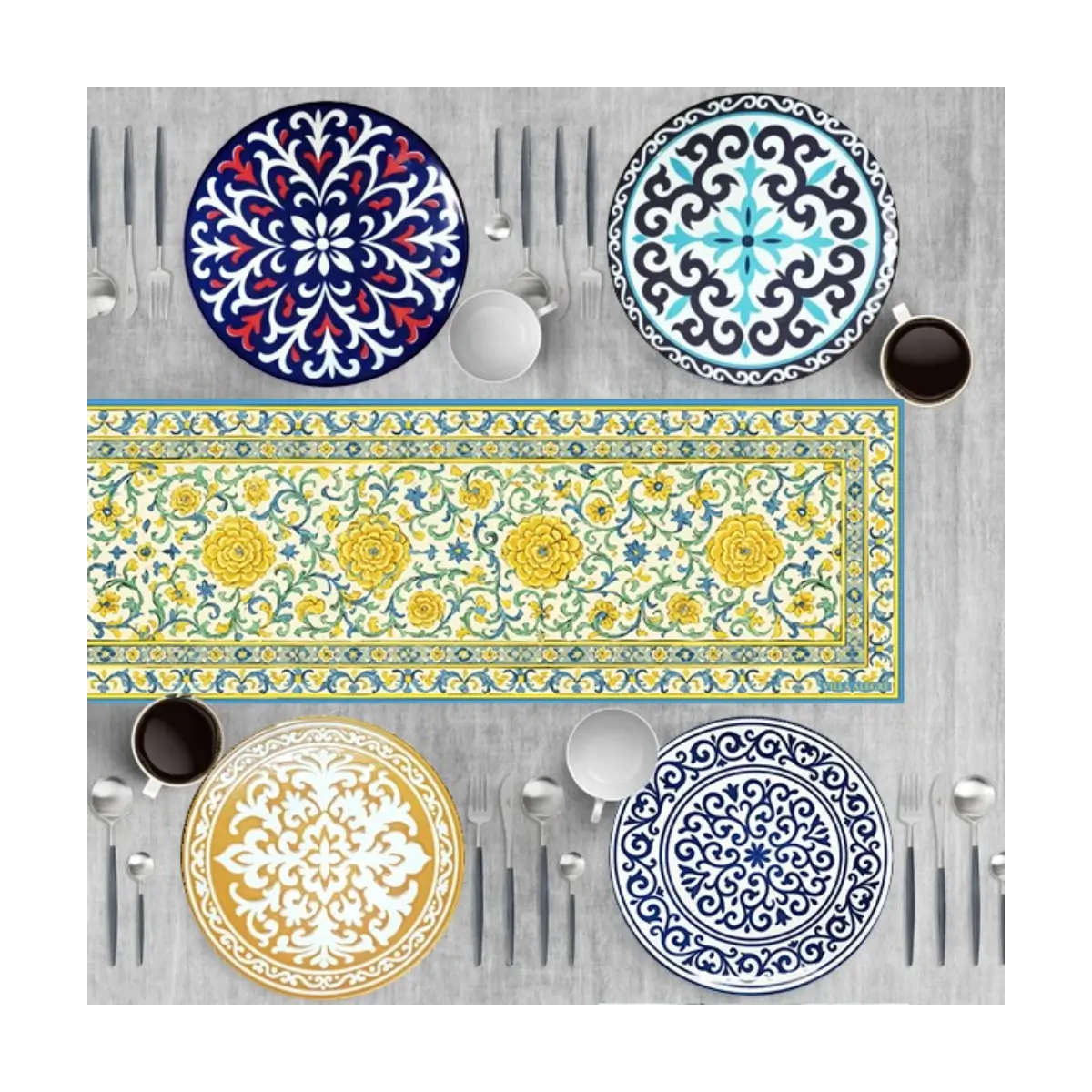 Fabric table runner 30cm x 1.5m