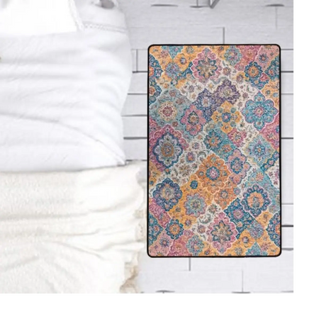 Ethnic pattern floor mat
