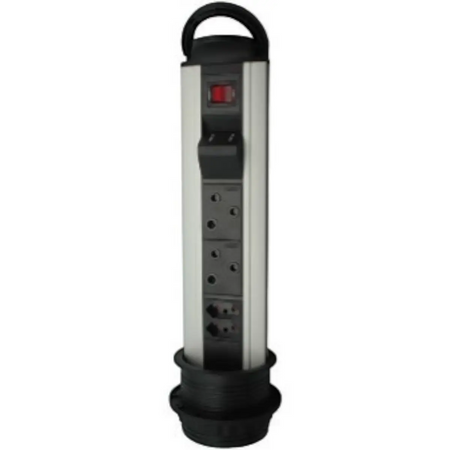 Power tower with USB outlets