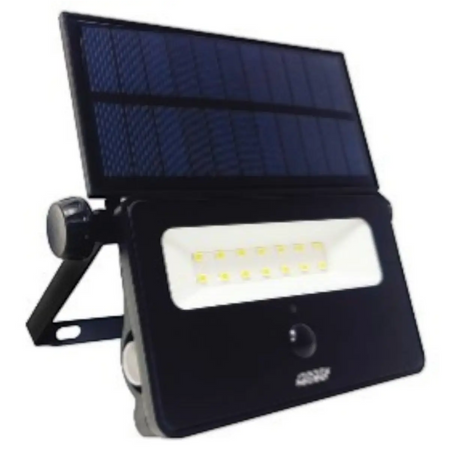 Cool white solar floodlight