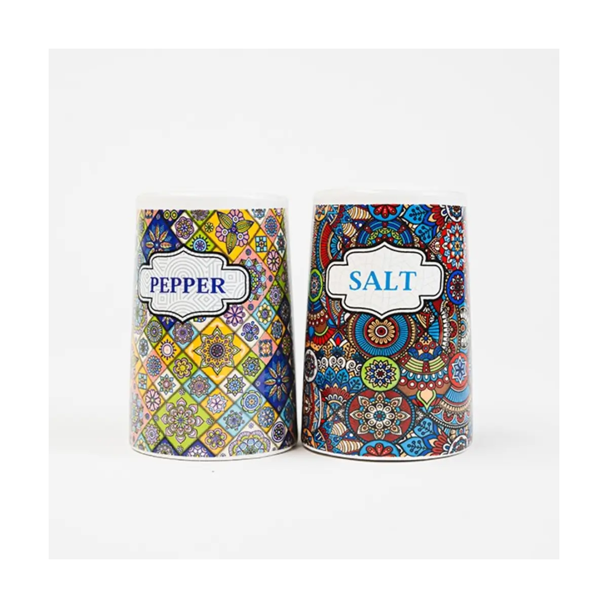 Ceramic salt and pepper shakers