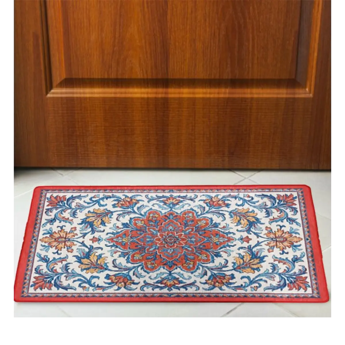 Ethnic pattern floor mat