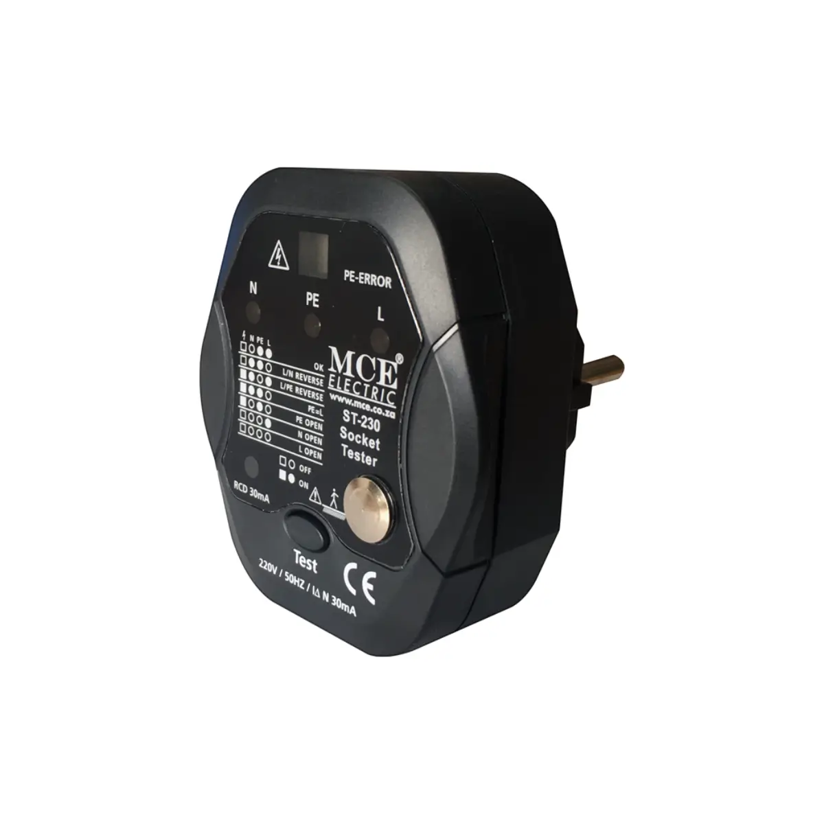 Socket and RCD tester