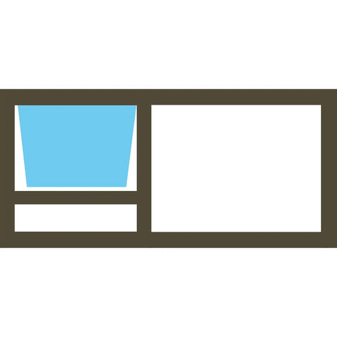 Valuwin Aluminium Top Hung Window PT159 (1500X900) - Al's Hardware