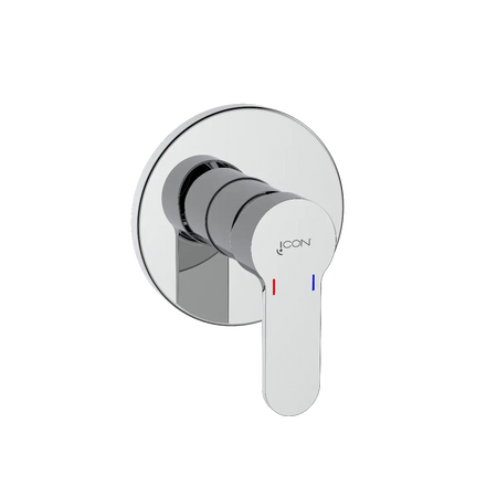 Concealed shower bath mixer
