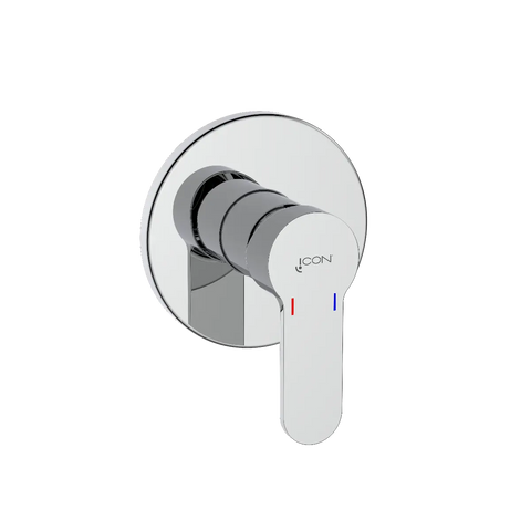 Concealed shower bath mixer