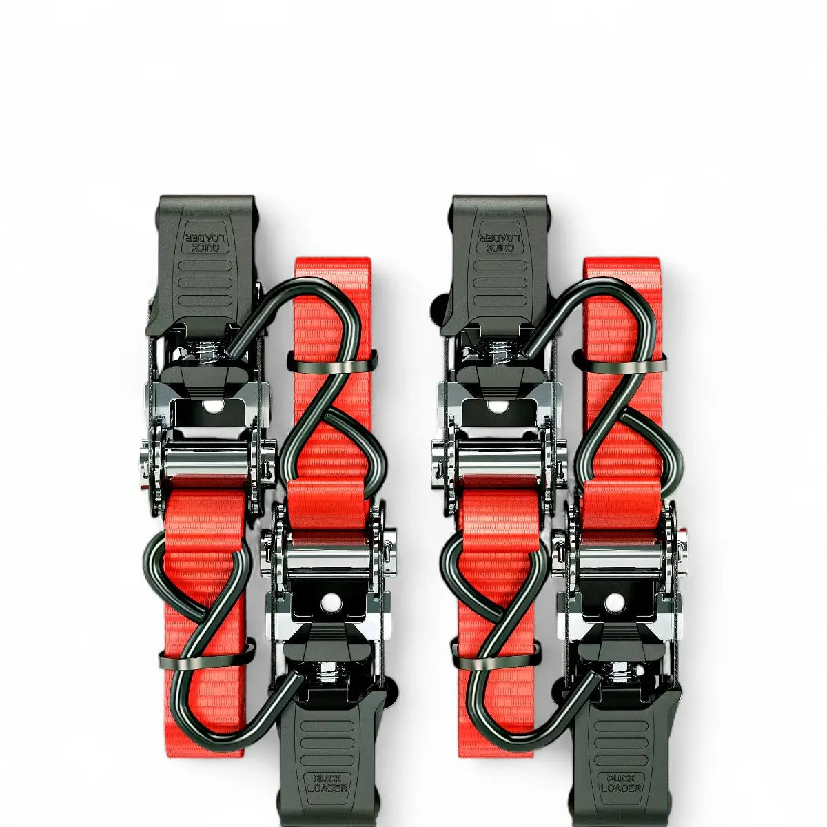 Quickload Classic Tie-Down Strap (500Kg) - 4M X 25mm (4-Pack)