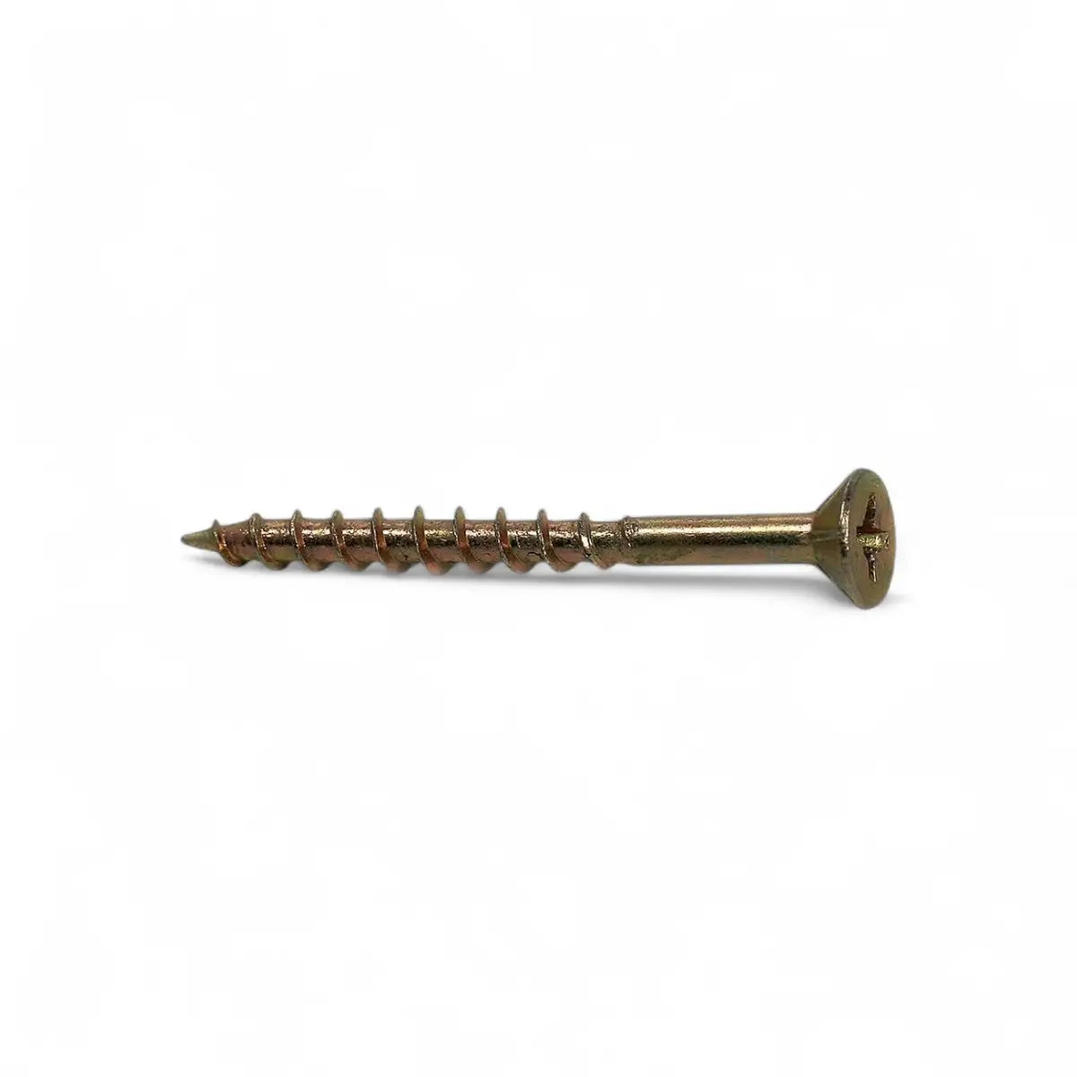 Yellow Passivated Chipboard Screw (400-Pack)