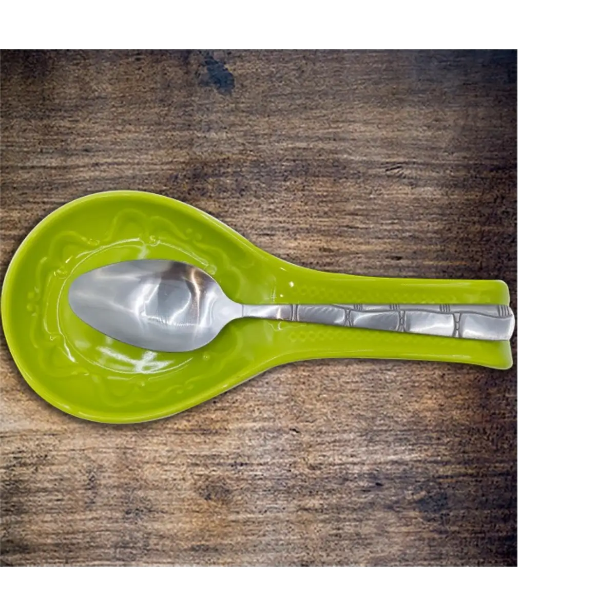 Ceramic spoon rest dish