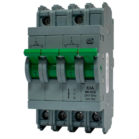 CBI switch 63A rating