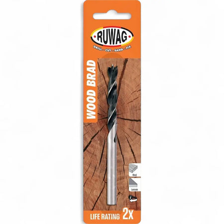 Brad Point Wood Drill Bit (Carded)