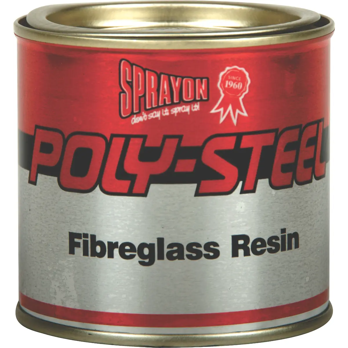 Polyester resin spray coating