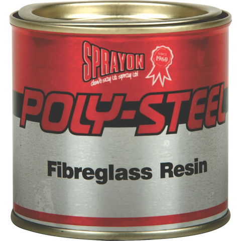 Polyester resin spray coating