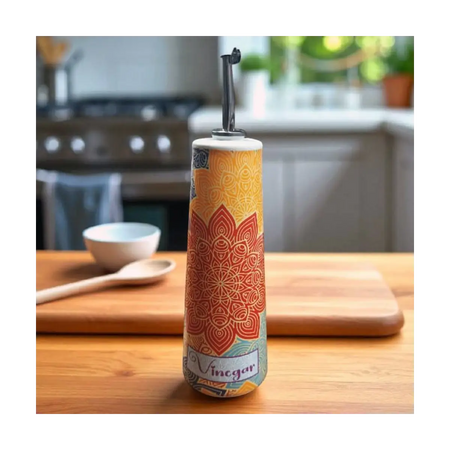 Ceramic vinegar dispenser bottle