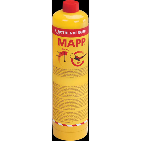 High temperature MAPP gas cartridge