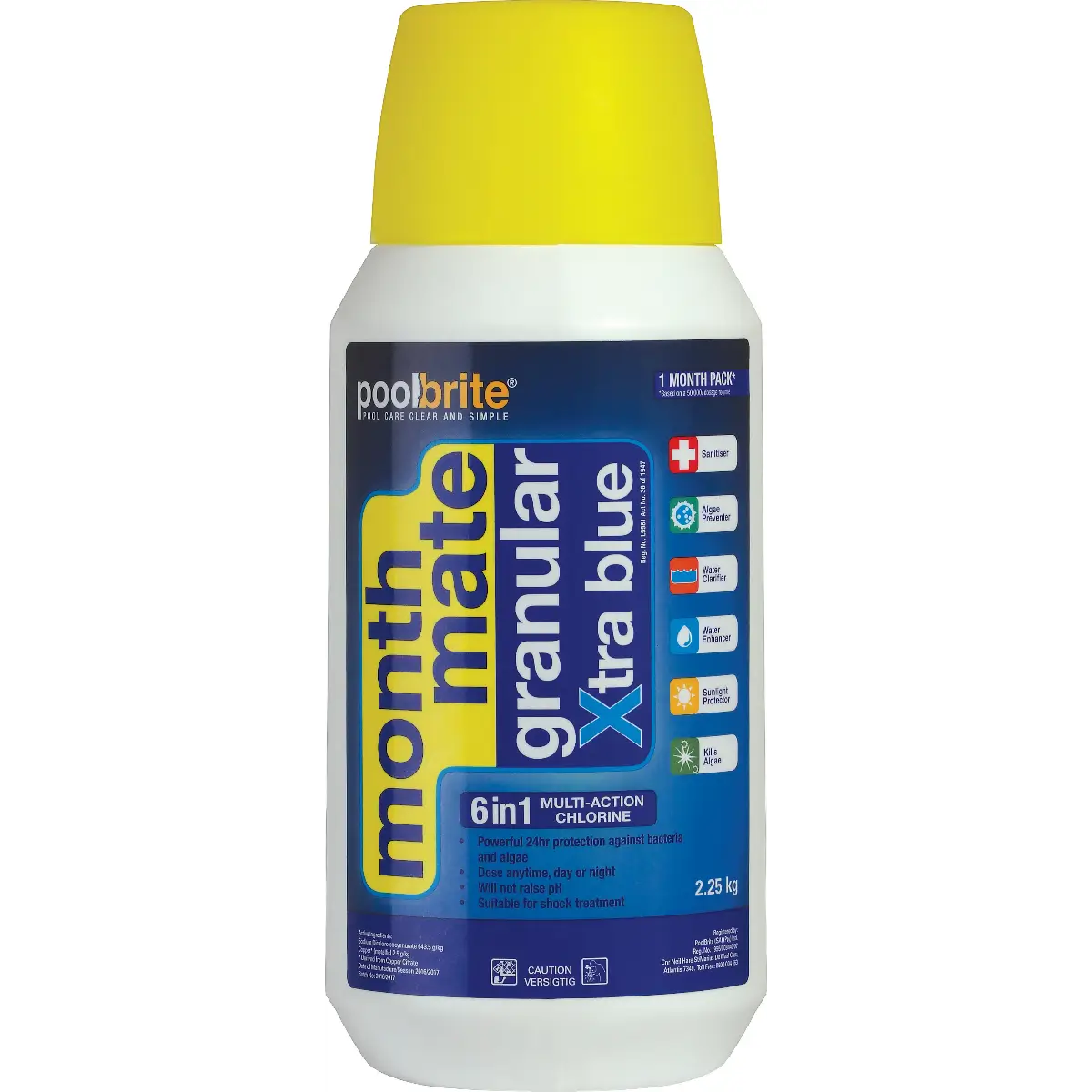 Granular pool chlorine 225kg