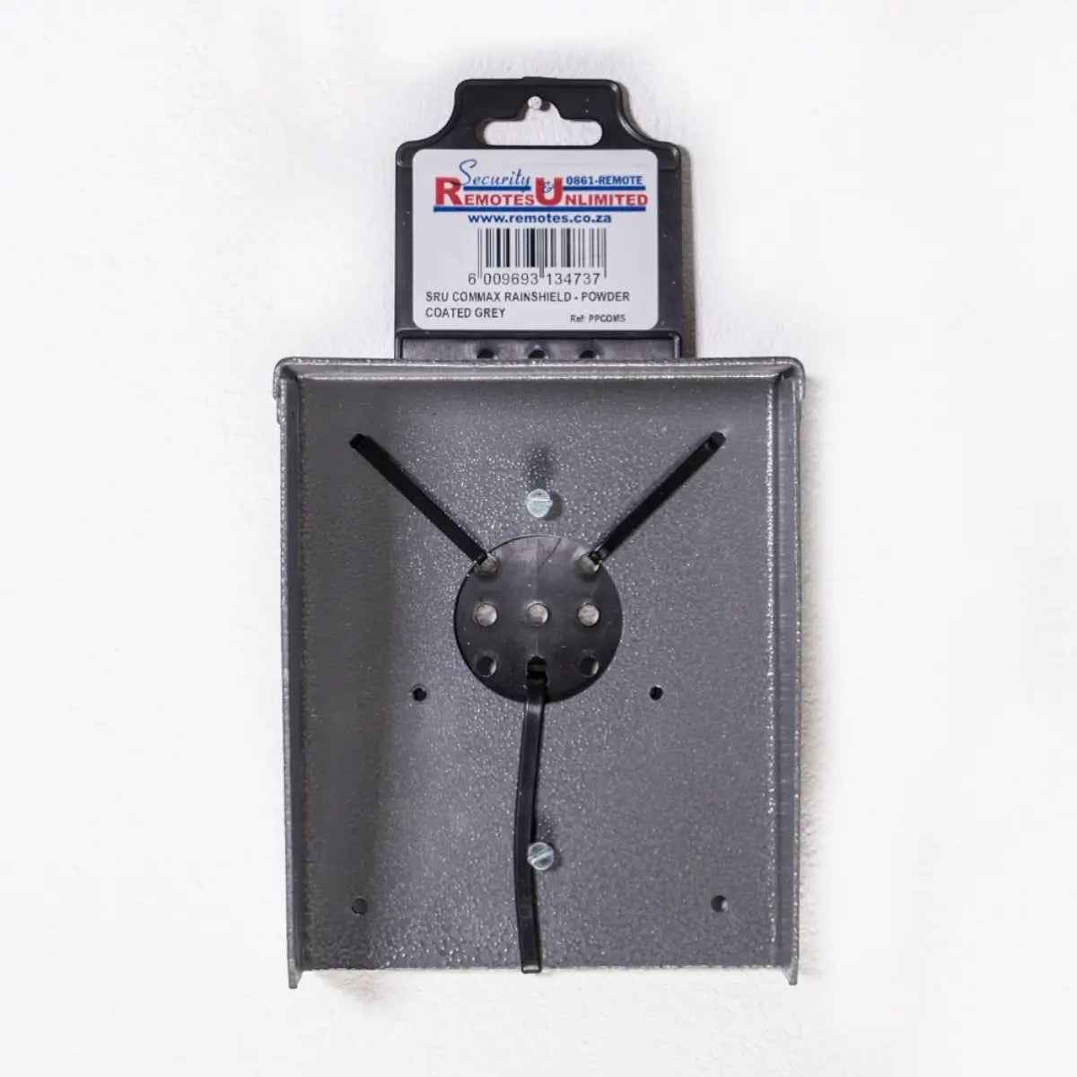 Grey rainshield alarm accessory