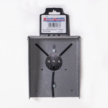 Grey rainshield alarm accessory