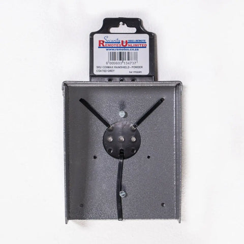 Grey rainshield alarm accessory