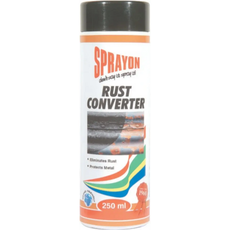 Sprayon rust converter coating