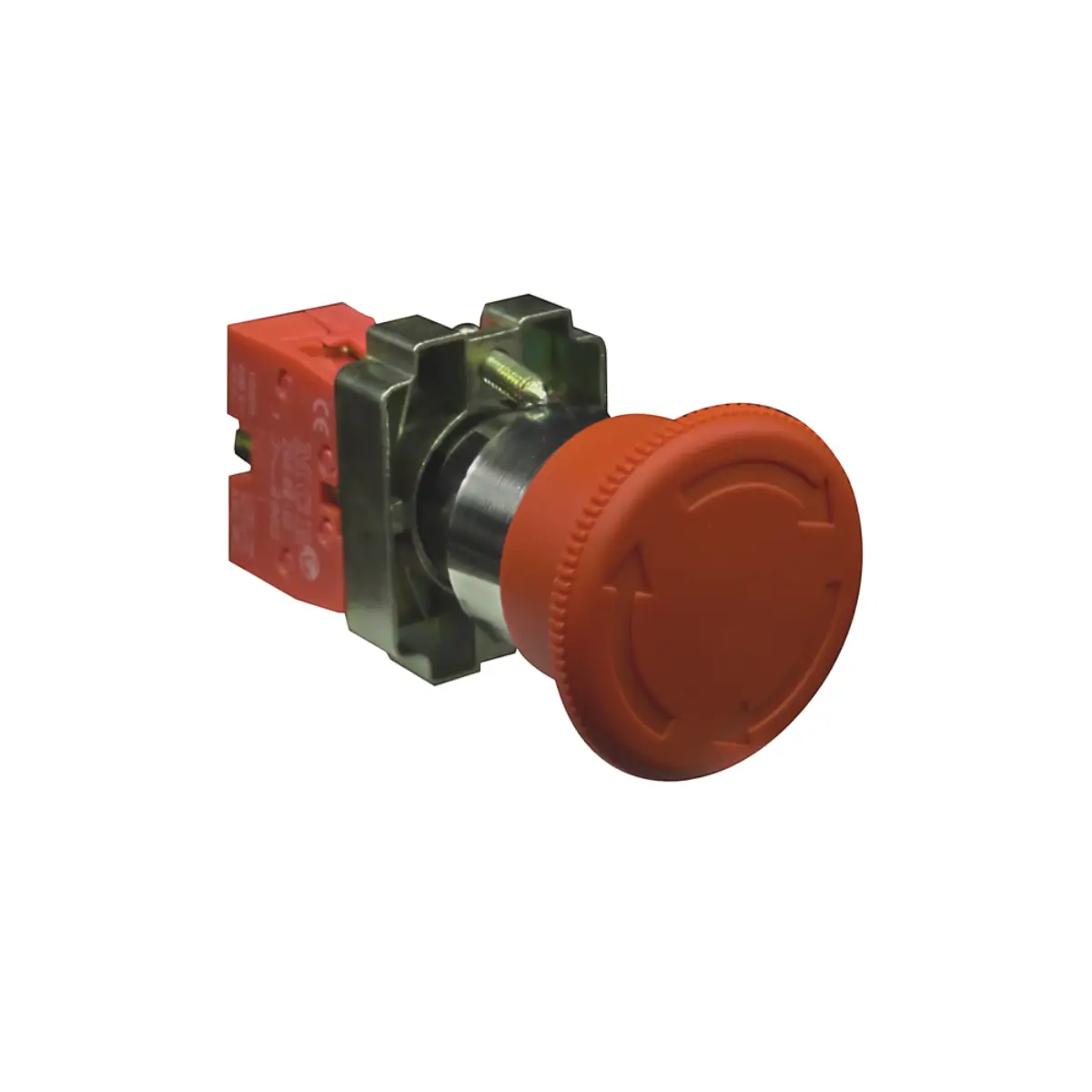Latching emergency stop button