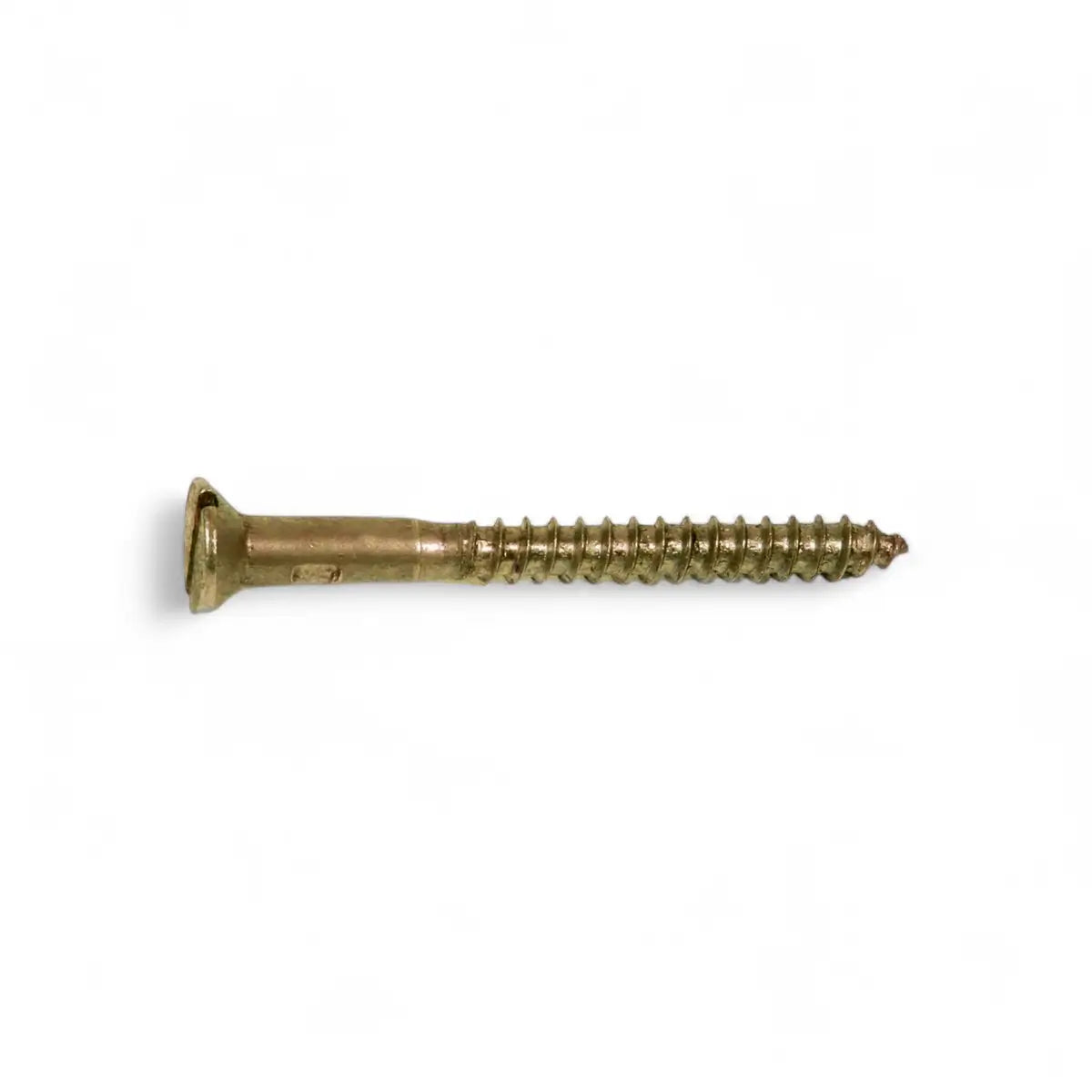 Brass Plated Wood Screw (10-Pack)
