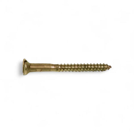 Brass Plated Wood Screw (10-Pack)