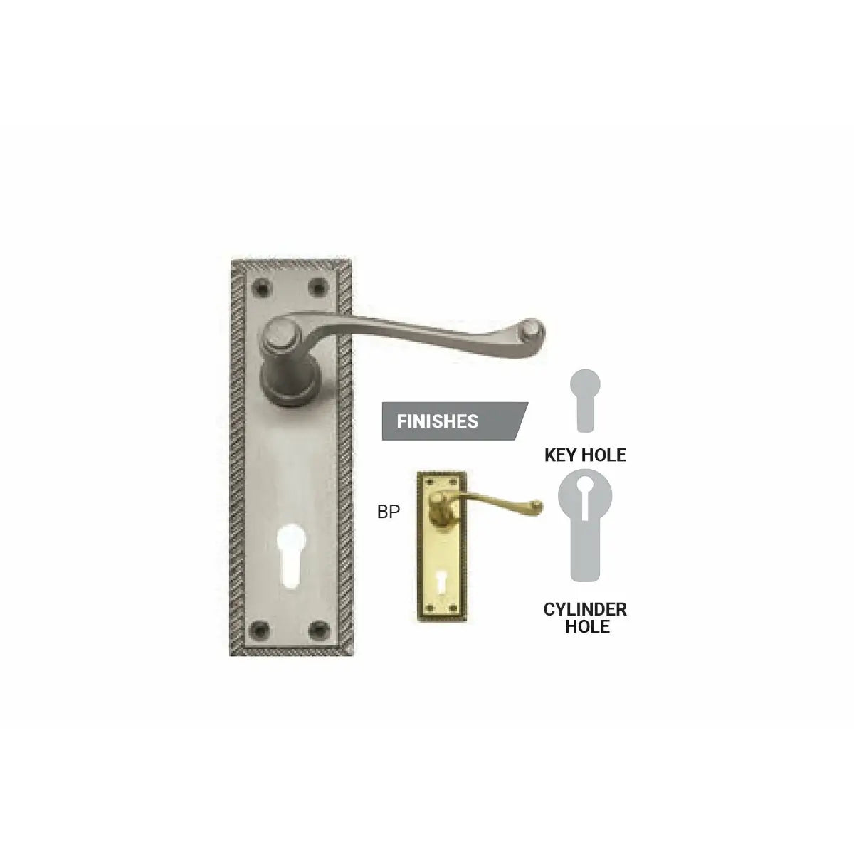Samson 3 lever Lockset Georgian - Al's Hardware