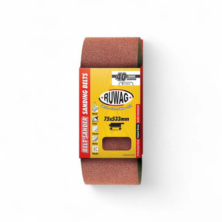 Abrasive 3-Pack Sanding Belt 75 x 533mm